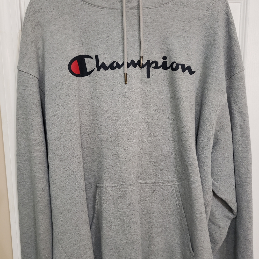 Champion Heather Gray Men's Hoodie 2X